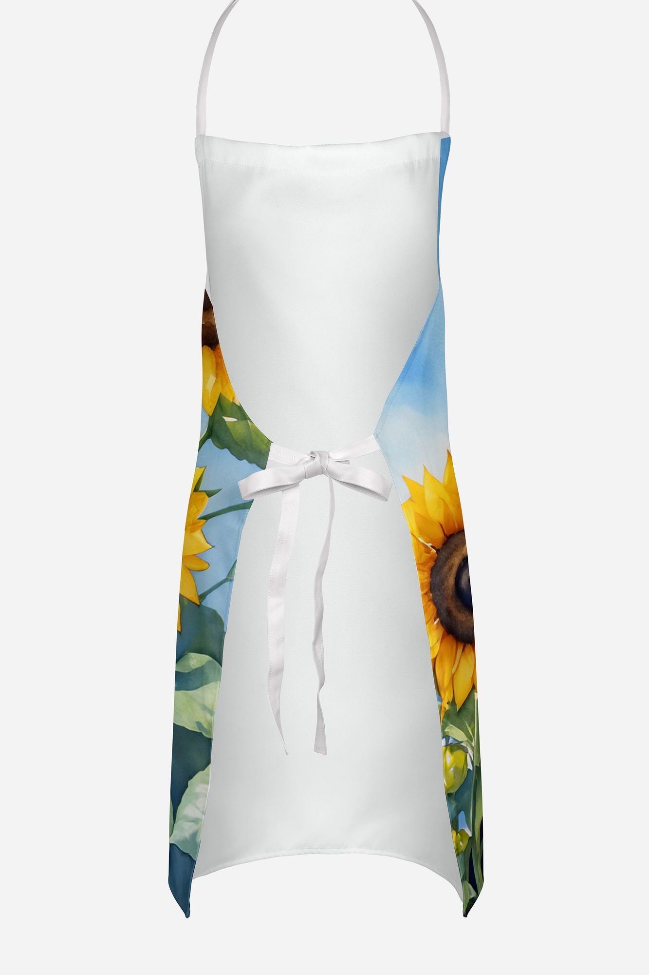 Chihuahua in Sunflowers Apron Cooking Kitchen Server Baking Crafts Gardening for Adult Women Men, Unisex, Large, Multicolor