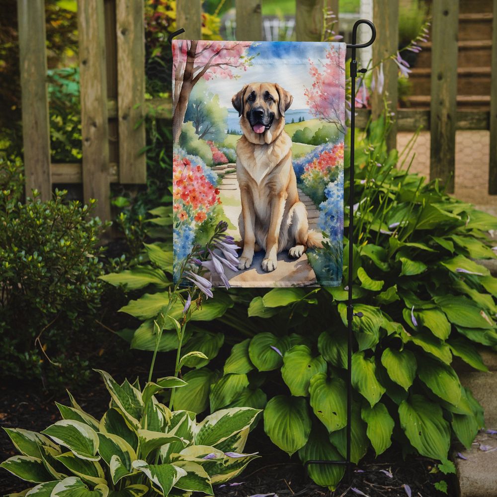 Anatolian Shepherd Spring Garden Garden Flag Mailbox Flag Decorative Yard Flag Banner Outside Patio Artwork Yard Flower Beds, Garden Size, Multicolor