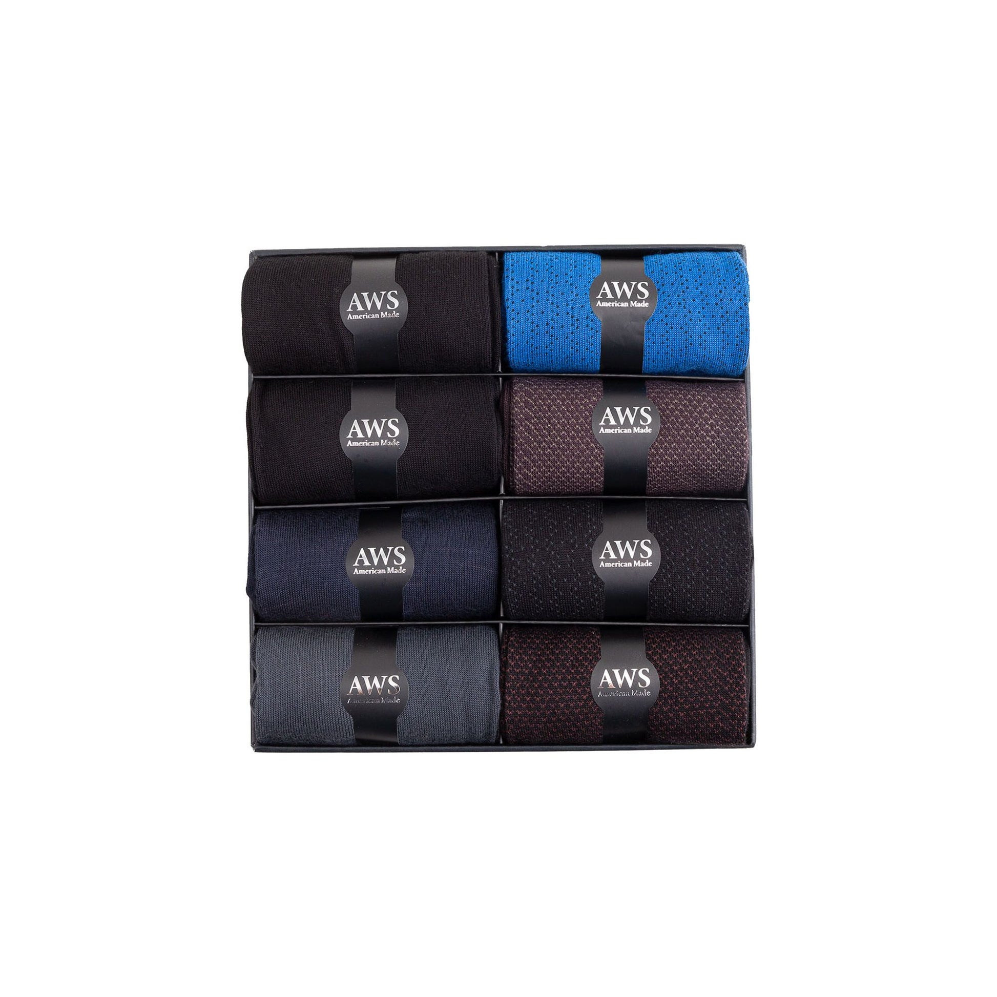 Luxury Bamboo Dress Socks for Men Premium Trouser Socks 8 Pairs Shoe Size 8 to 11.5