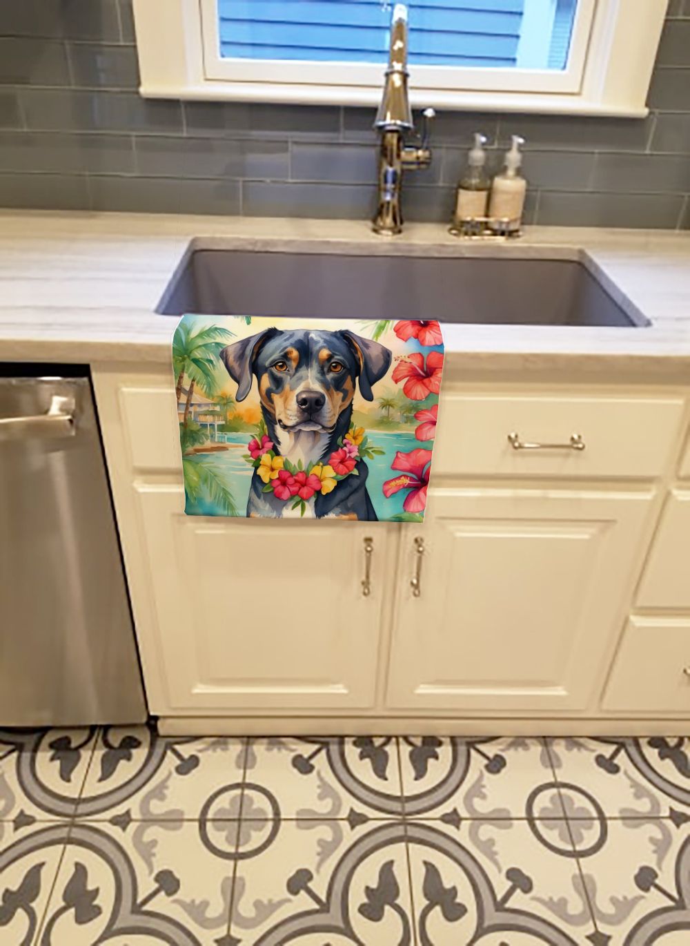 Catahoula Luau Kitchen Towel Dish Cloths Guest Hand Towel Decorative Bathroom Towel for Face,Tea, Dishcloth, Kitchen and Bath