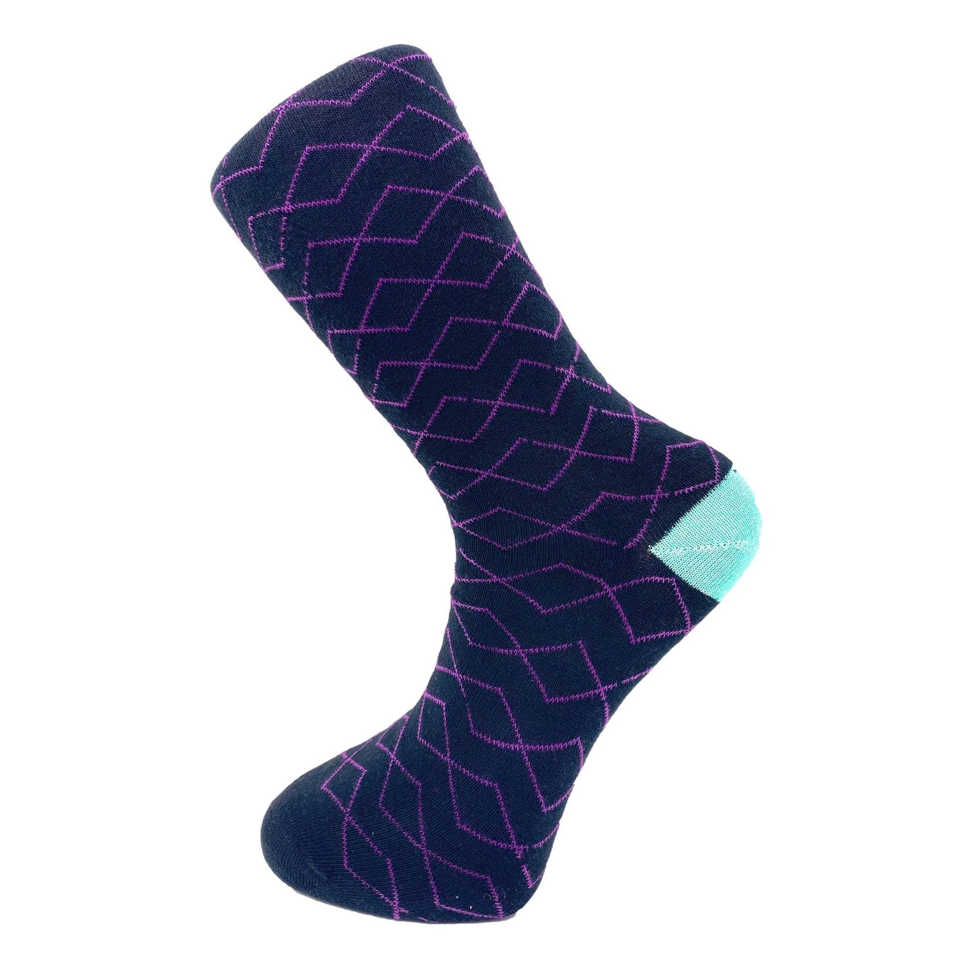 Colorful Funny Socks Novelty Crazy Cotton Crew Dress Socks 6 Pairs