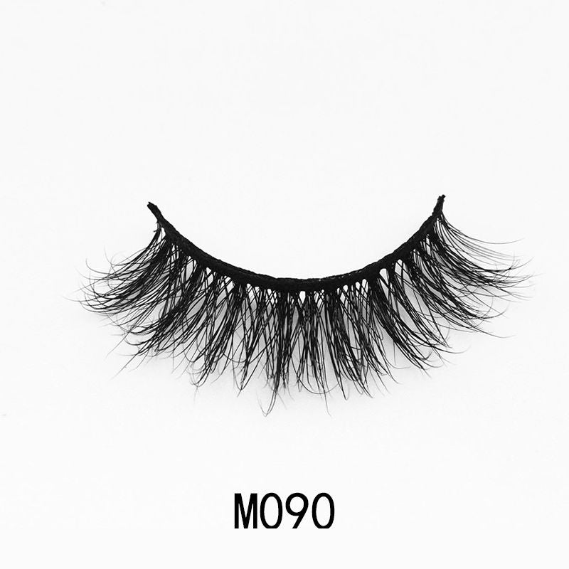 Handgemaakte Mink Wimpers Soft Curl Gevleugelde End Oog Langwerpige Valse Wimpers Dikke Kruis Natuurlijke Fake Lash Nieuwe Makeup Tools GroothandelDetails