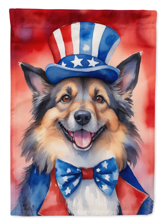 Belgian Tervuren Patriotic American Garden Flag Mailbox Flag Decorative Yard Flag Banner Outside Patio Artwork Yard Flower Beds, Garden Size, Multicolor