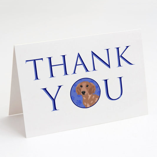 Chihuahua Red #2 Thank You Greeting Cards Pack of 8 Blank Cards with Envelopes Whimsical A7 Size 5x7 Blank Note Cards