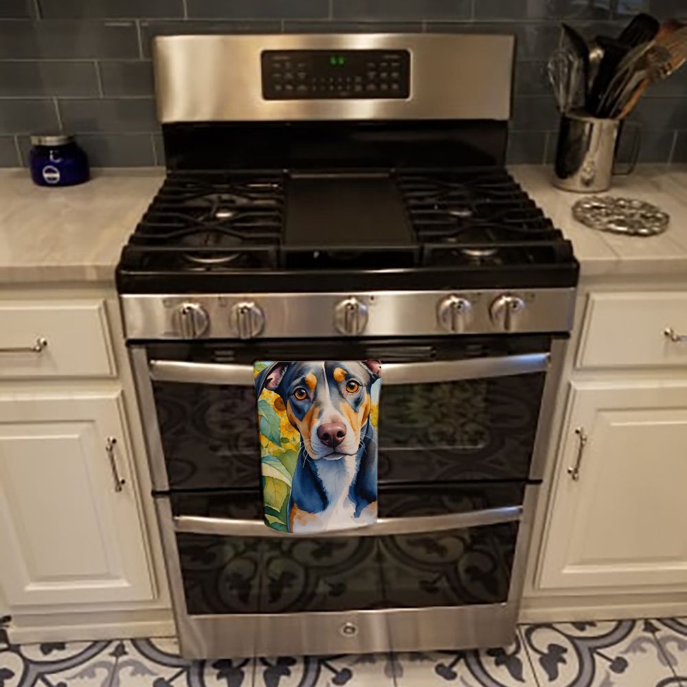 Catahoula in Sunflowers Kitchen Towel Dish Cloths Guest Hand Towel Decorative Bathroom Towel for Face,Tea, Dishcloth, Kitchen and Bath