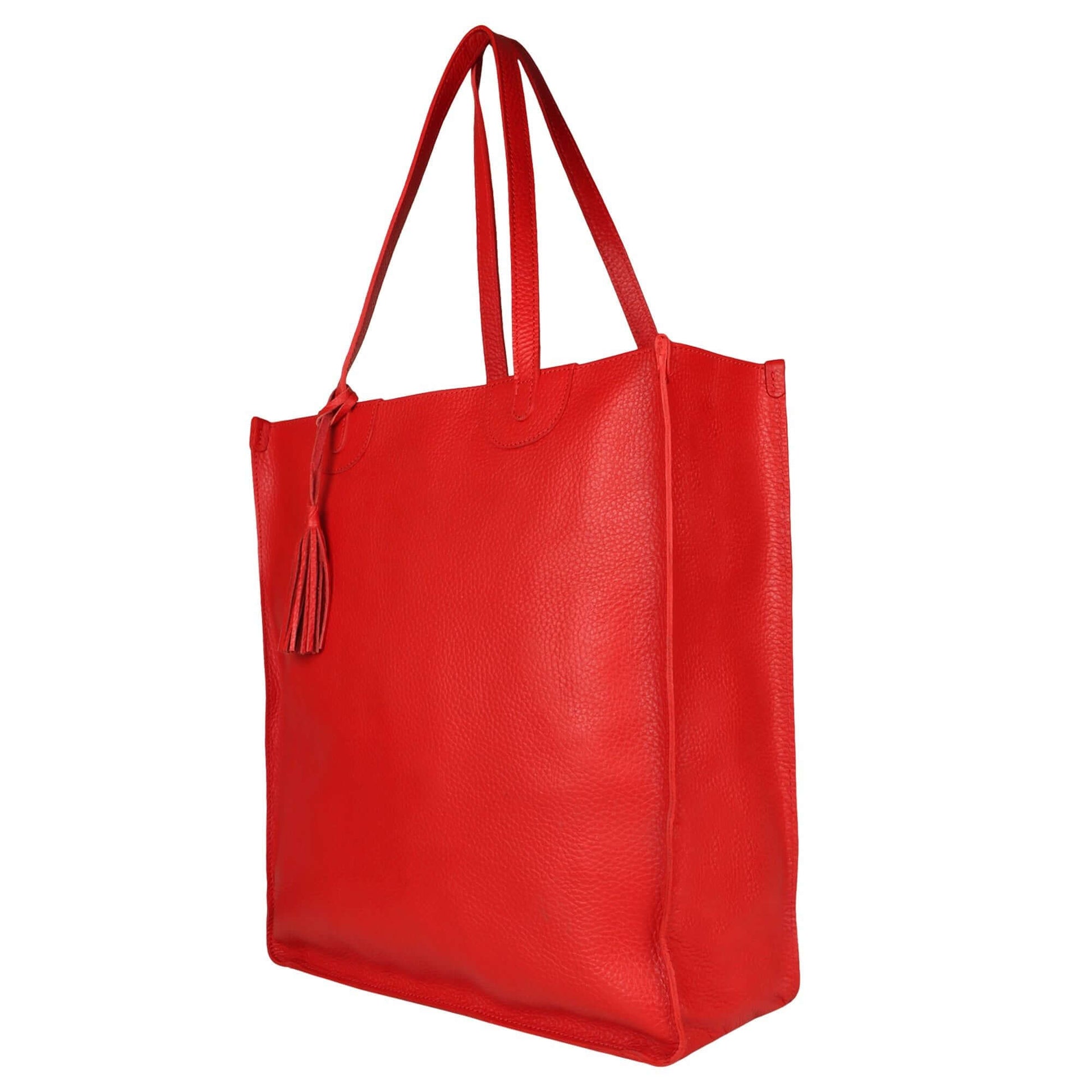 Rue Book Shop Tote - Vibrant Red