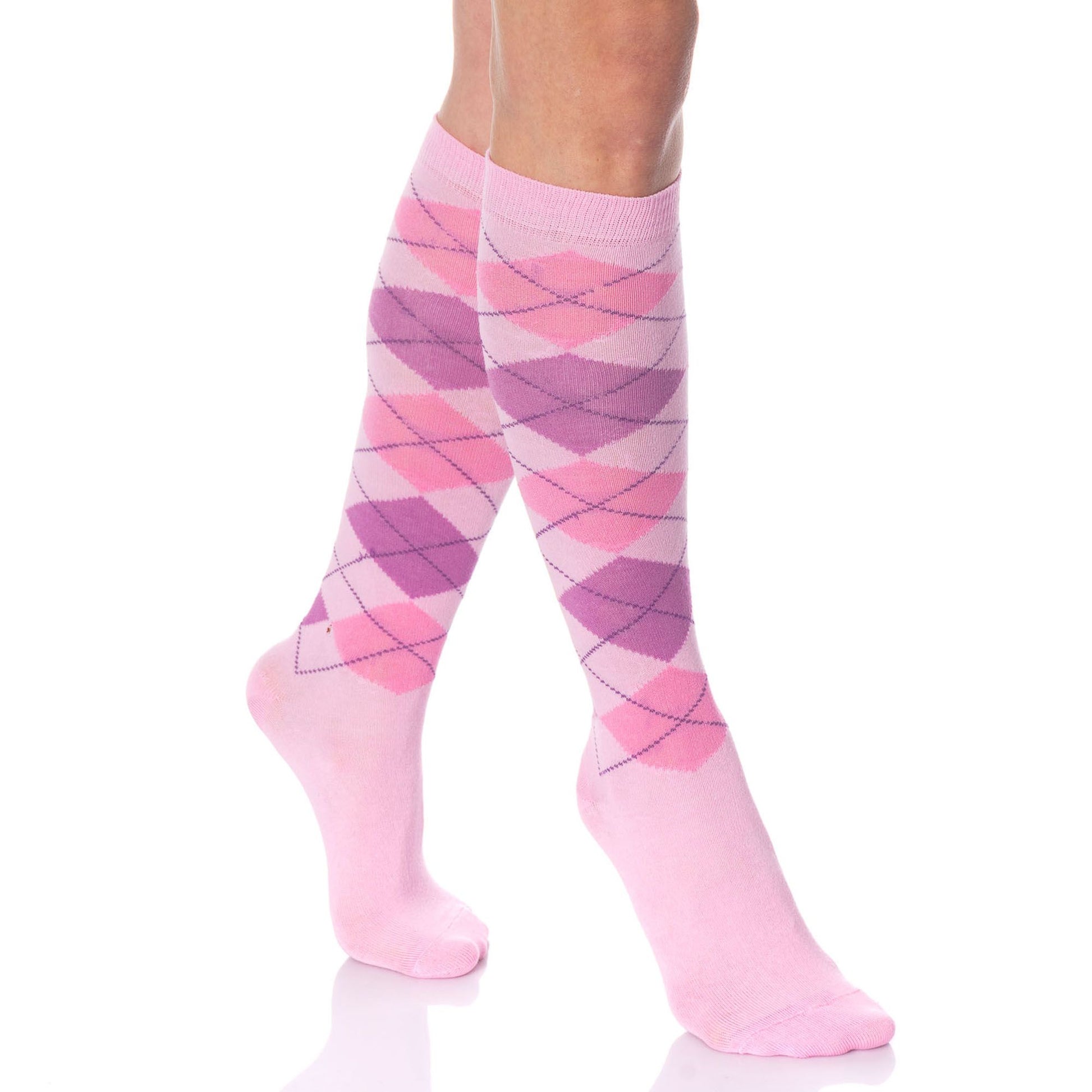 Knee High Socks for Women 6 Pairs Colorful Over the Calf Knee Socks