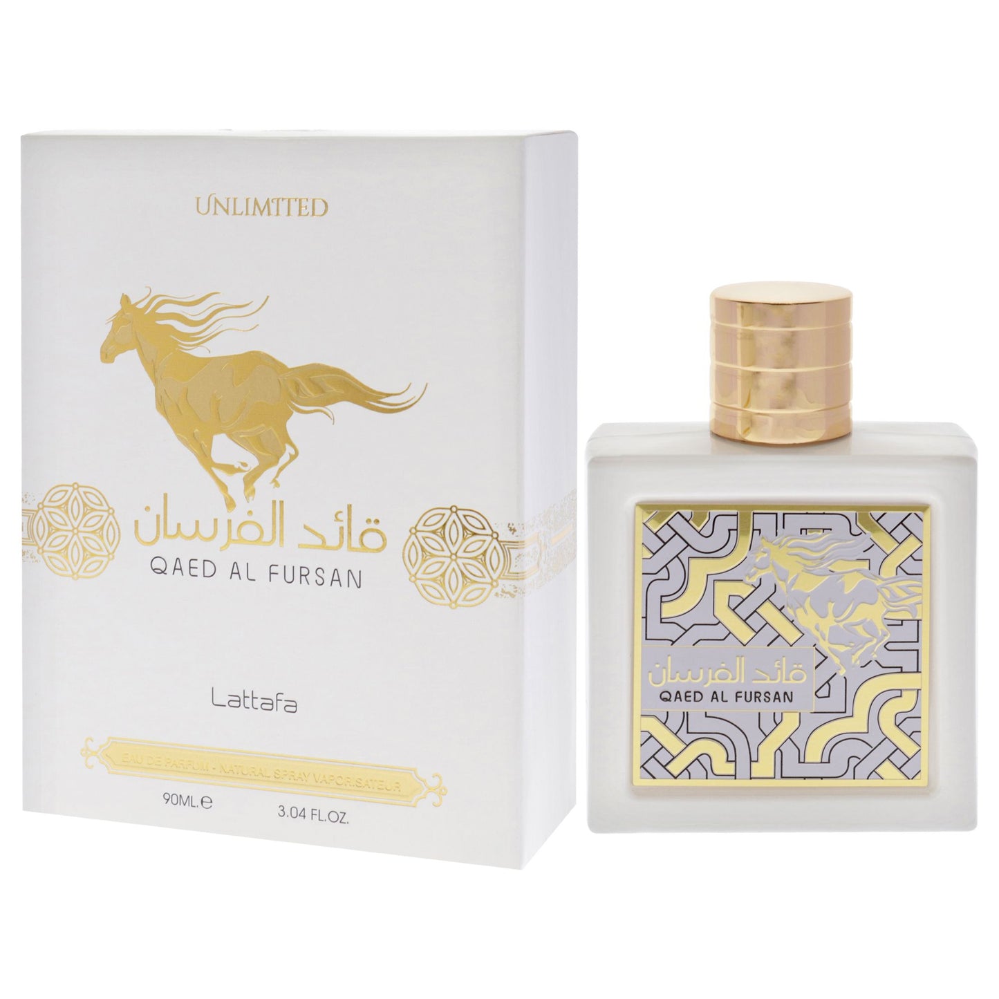 Qaed Al Fursan Unlimited by Lattafa for Men - 3.04 oz EDP Spray