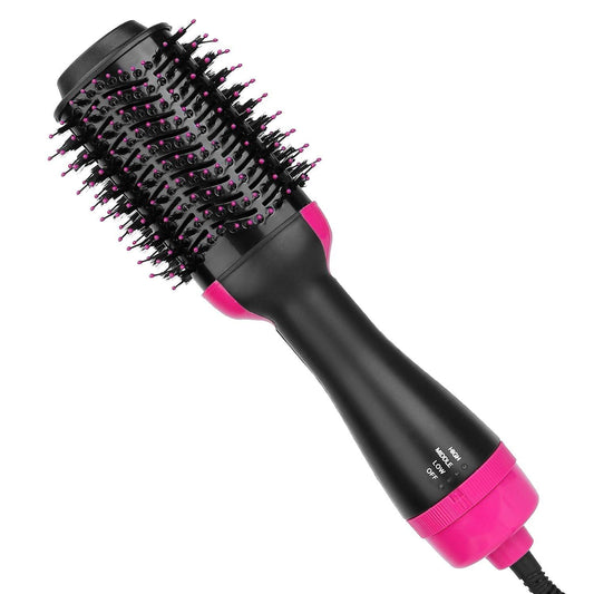 Hot Hair Brush 4 In 1 Hair Dryer Volumizer Brush Dryer Comb For Straightening Curling Drying - Clothes For Her Online Store