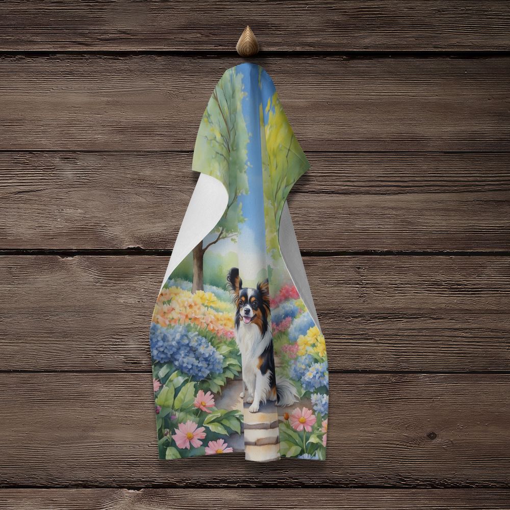 Papillon Spring Path Kitchen Towel Dish Cloths Guest Hand Towel Decorative Bathroom Towel for Face,Tea, Dishcloth, Kitchen and Bath