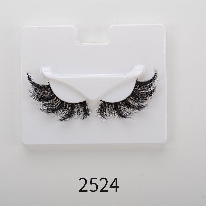 25mm Angel Winged Eyelashes Handmade Thick Theatrical Curly Fake Eyelash Black Natural Long Lash For Eyelash Extension WholesaleDetails