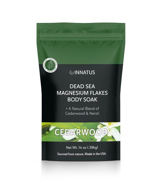 "Pure Dead Sea Magnesium Flakes Restful Soak – Relaxing & Replenishing 14oz Bath Soak – Infused with Cedarwood & Neroli Oils for Muscle Relief & Deep Sleep " - Clothes For Her Online Store