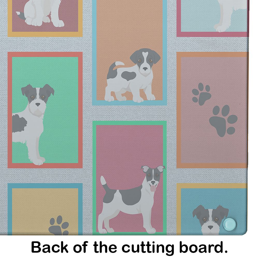 NEW Lots of Jack Russell Terrier Glass Cutting Board Decorative Tempered Glass Kitchen Cutting and Serving Board Large Size Chopping Board