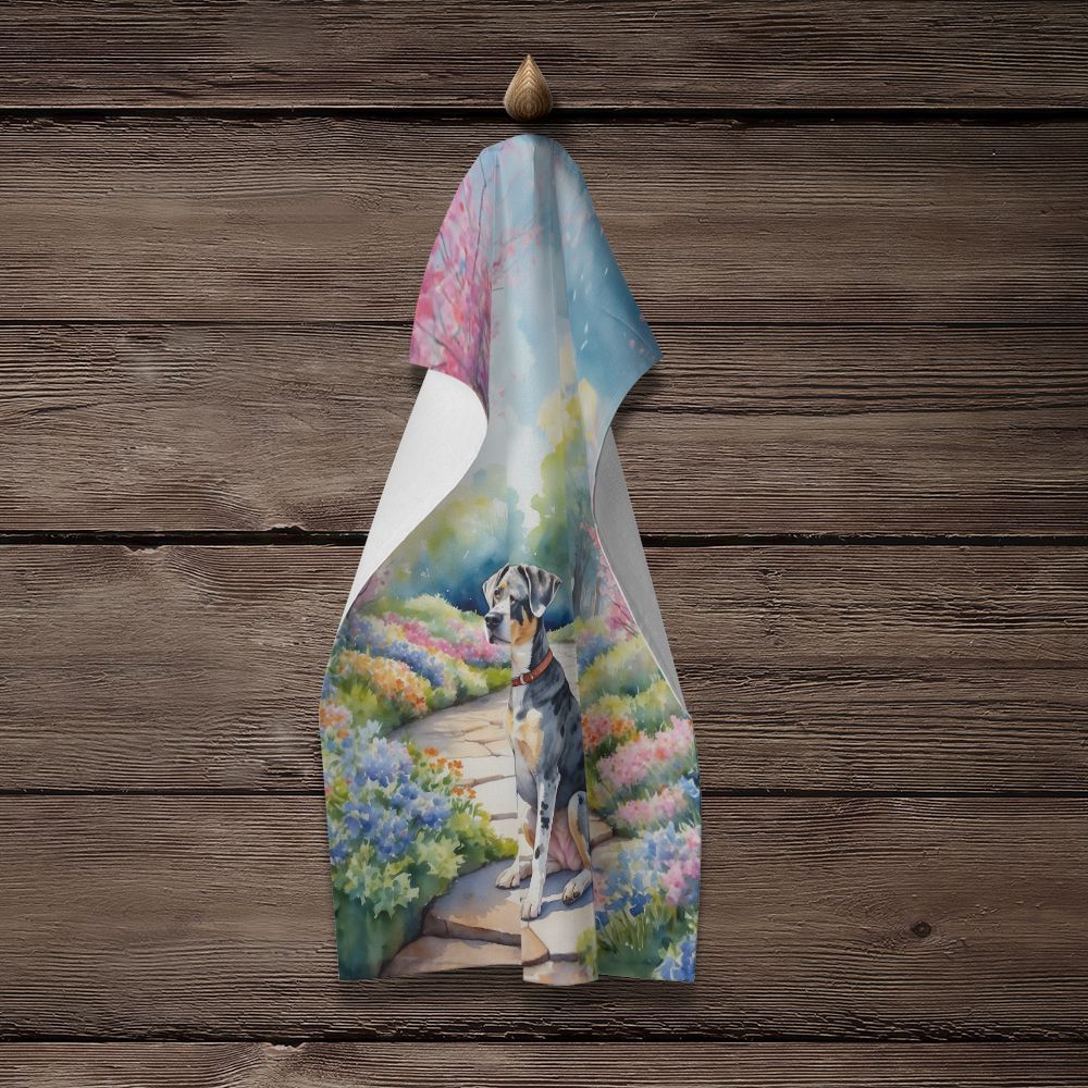 Catahoula Spring Path Kitchen Towel Dish Cloths Guest Hand Towel Decorative Bathroom Towel for Face,Tea, Dishcloth, Kitchen and Bath