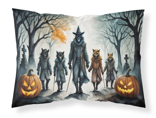 Werewolves Spooky Halloween Standard Pillowcase Lightweight Super Soft Easy Care Decorative Artwork Pillowcase, Standard