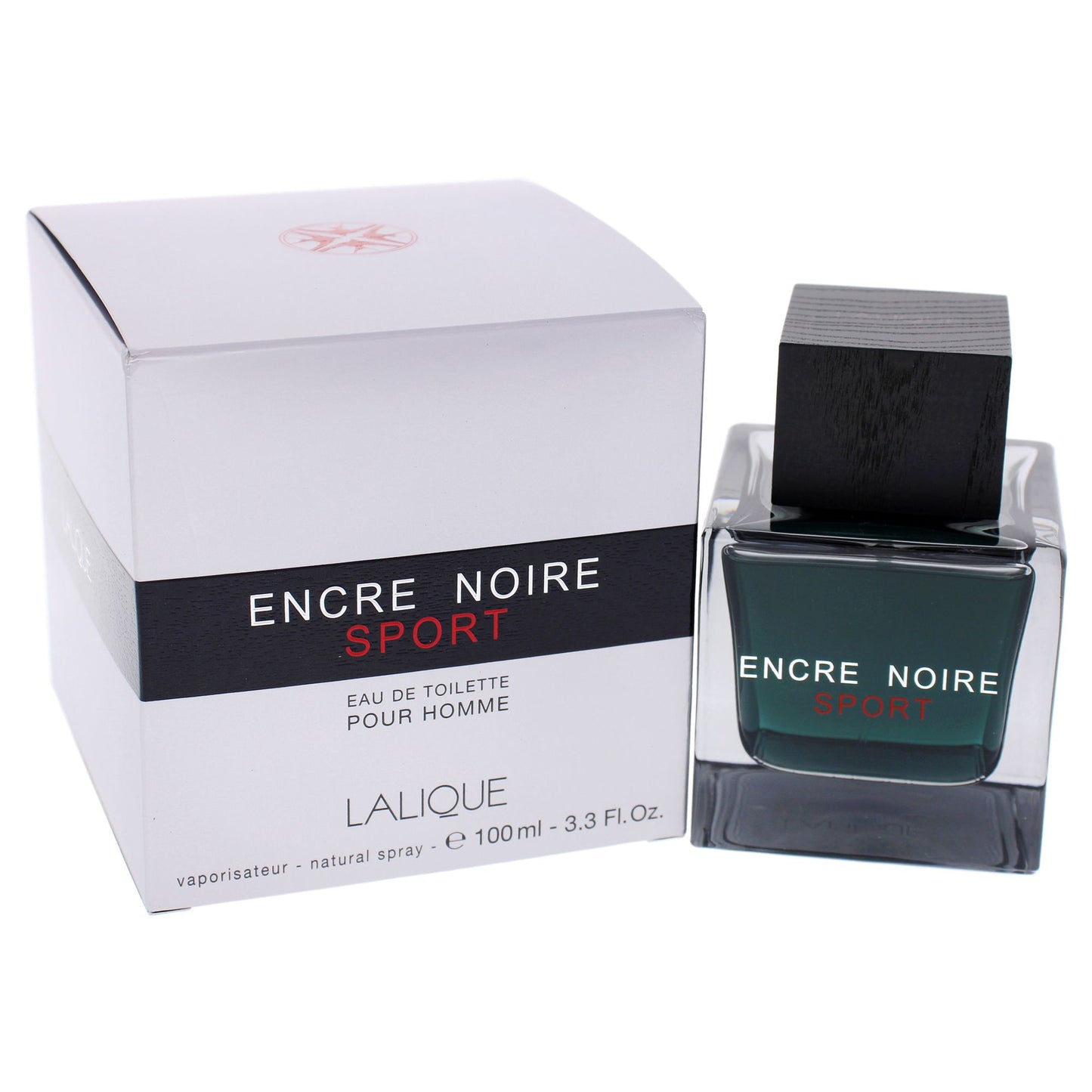 Encre Noire Sport by Lalique for Men - 3.3 oz EDT Spray