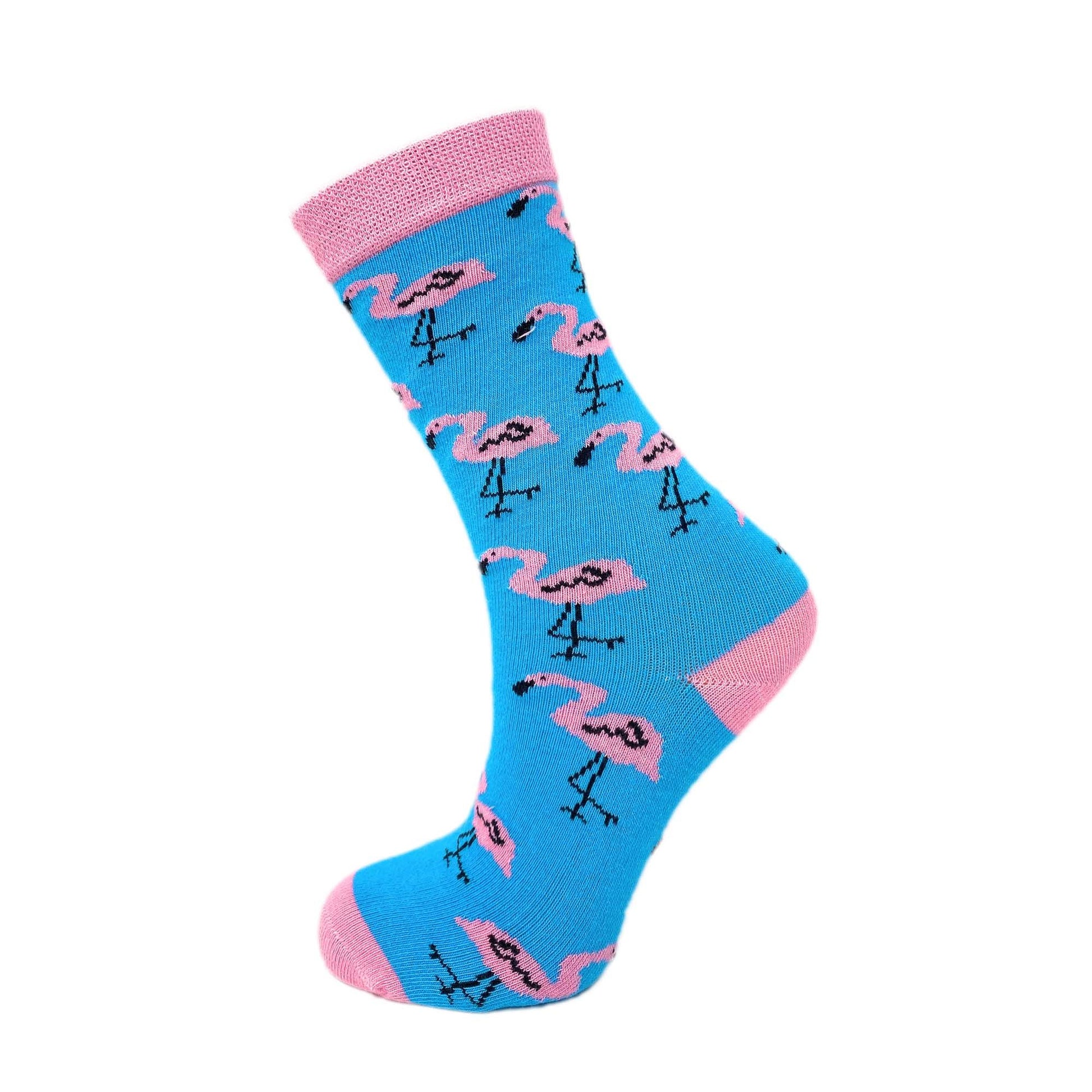 Colorful Funny Socks Novelty Crazy Cotton Crew Dress Socks 6 Pairs