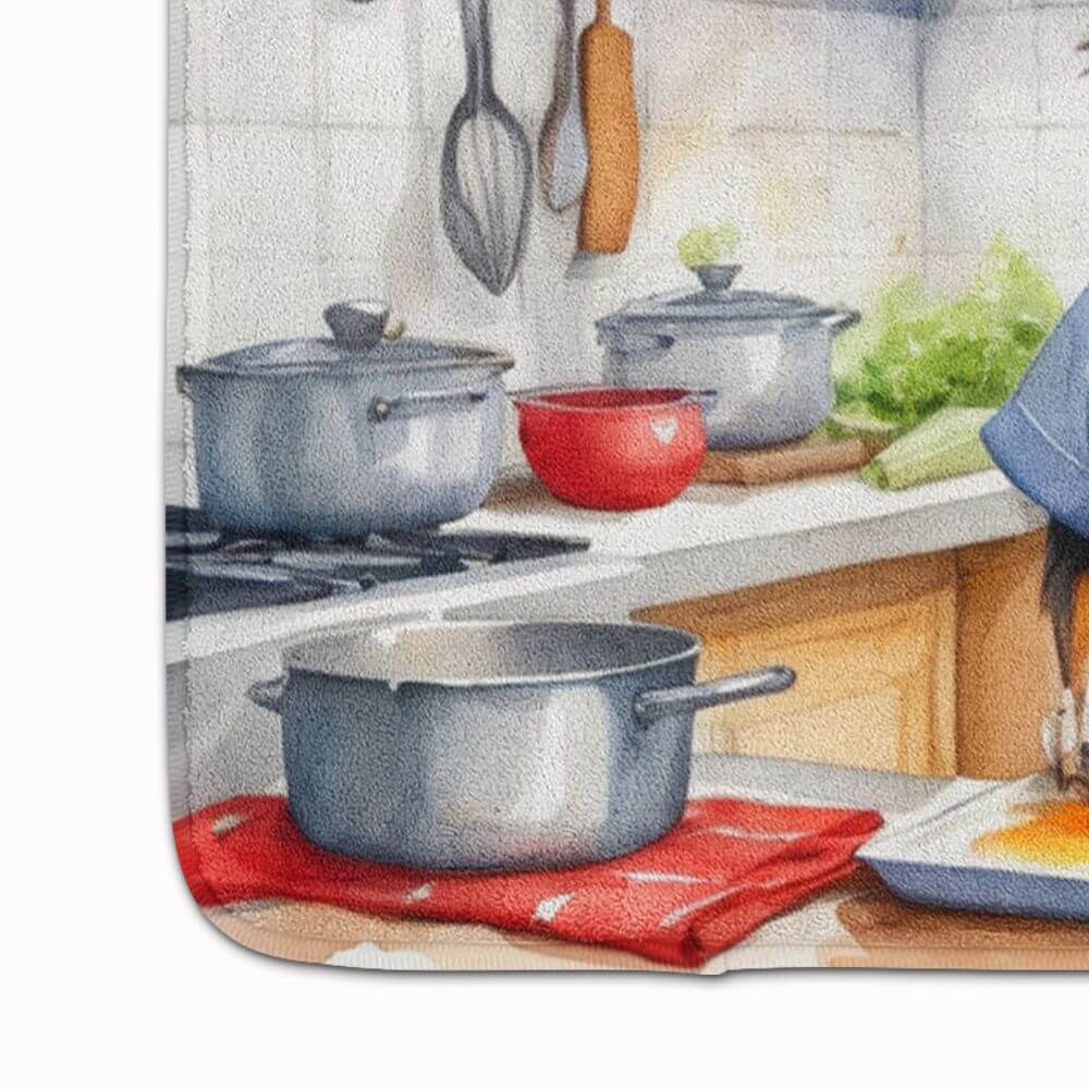 Saluki The Chef Memory Foam Kitchen Mat Machine Washable Anti-Fatigue Mat Cushion Comfort Bath Mat or Kitchen Rug
