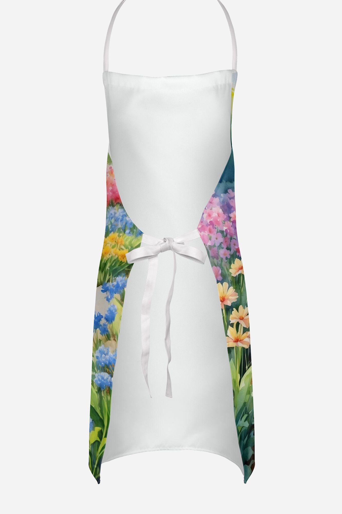 Beagle Spring Garden Apron Cooking Kitchen Server Baking Crafts Gardening for Adult Women Men, Unisex, Large, Multicolor