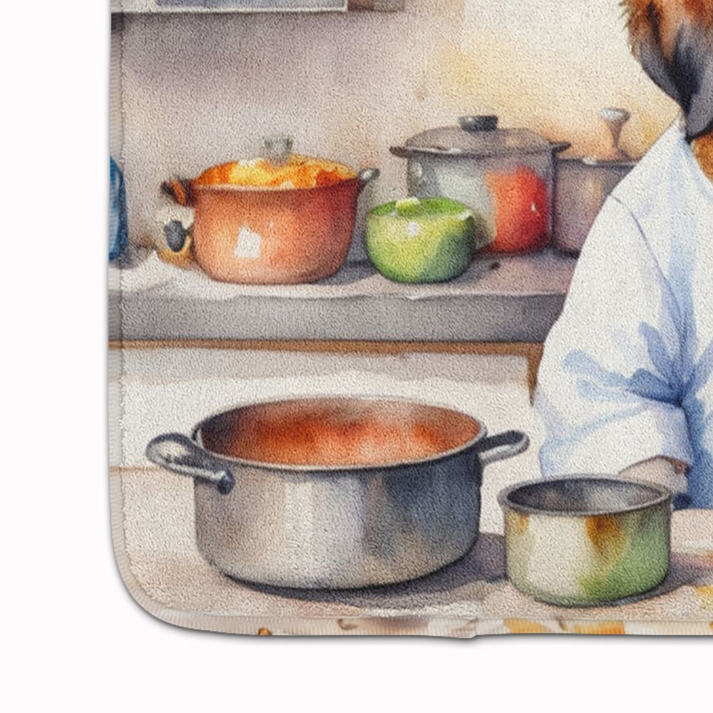 Saint Bernard The Chef Memory Foam Kitchen Mat Machine Washable Anti-Fatigue Mat Cushion Comfort Bath Mat or Kitchen Rug