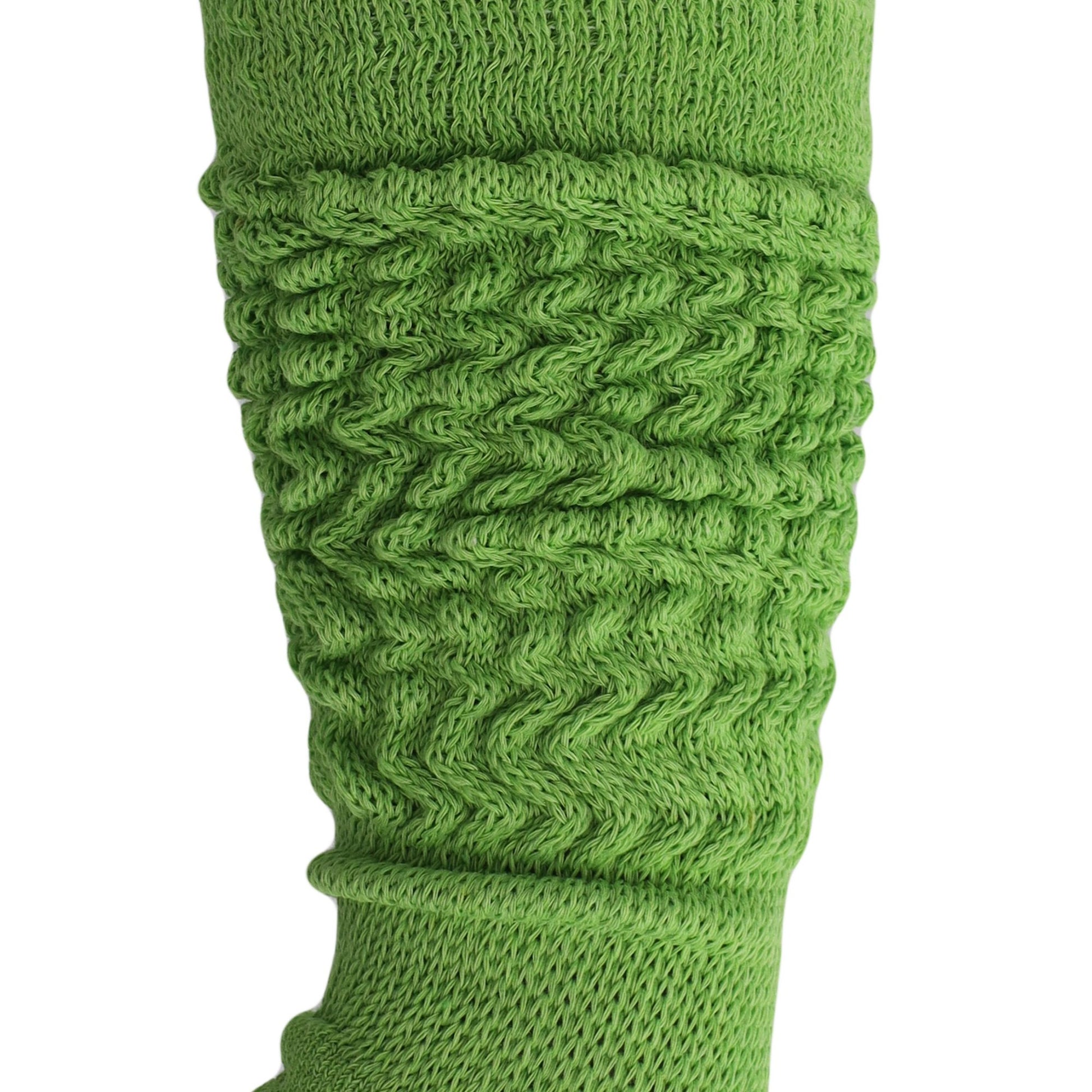 Slouch Socks for Women Extra Long Heavy Slouchy Scrunch Cotton Socks 1 Pair Shoe Size 5 to 10