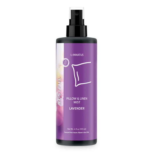 All-Natural Restful Lavender Pillow & Linen Spray – 4oz Aromatherapy Mist with Lavender for Relaxation & Stress Relief – Water-Based, Chemical-Free – Made in the USA " - Clothes For Her Online Store