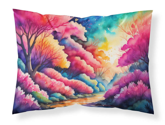 Azaleas in Color Standard Pillowcase Lightweight Super Soft Easy Care Decorative Artwork Pillowcase, Standard - Clothes For Her Online Store