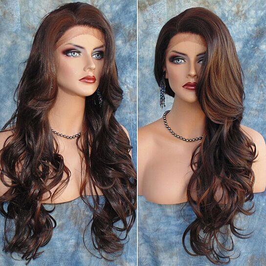 Women Fashion Long Wavy Curly Hair Cospaly Costume Full Wigs Hair Extension - Clothes For Her Online Store