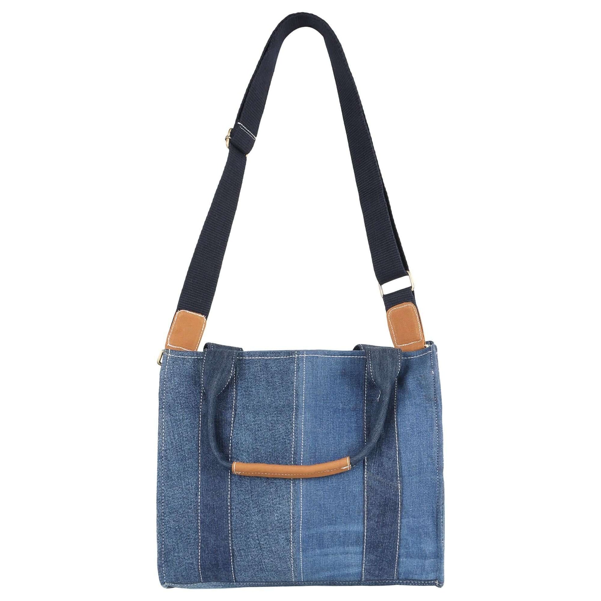 Helly Denim Crossbody W/ Handles