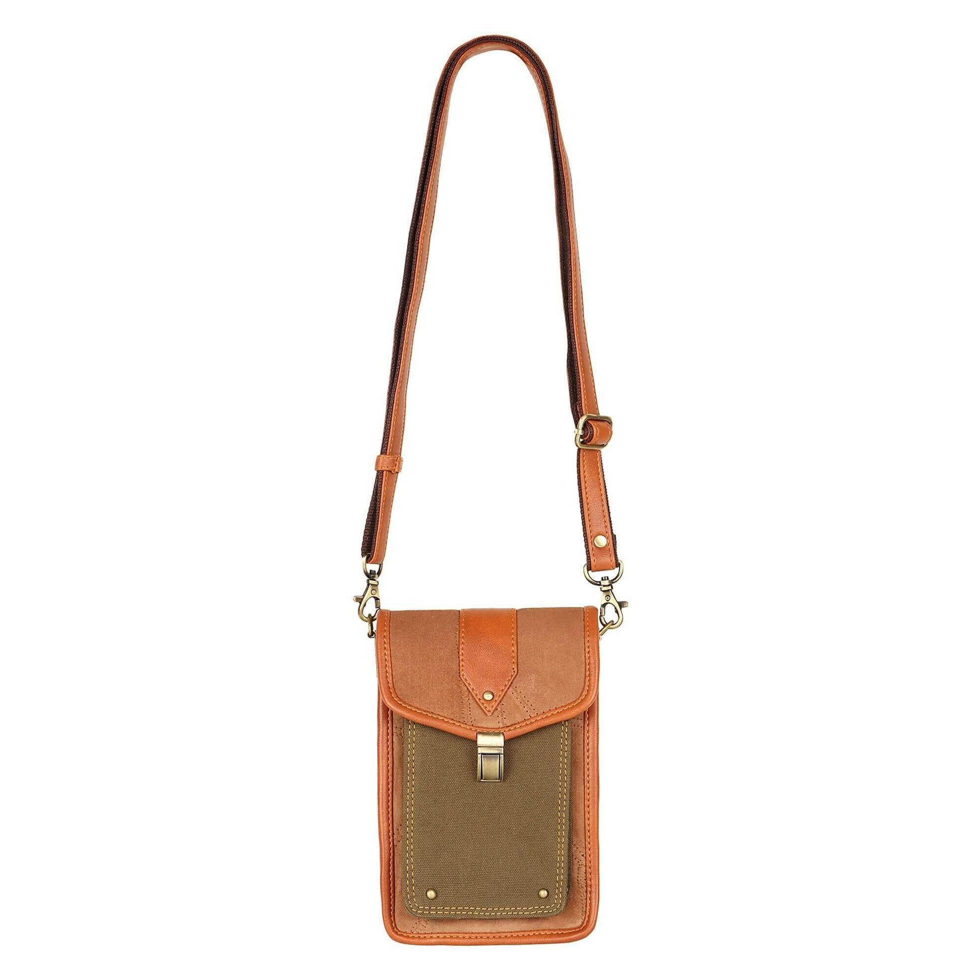 Harley Mini Expandable Crossbody w/ Buckle Clasp - OG Green