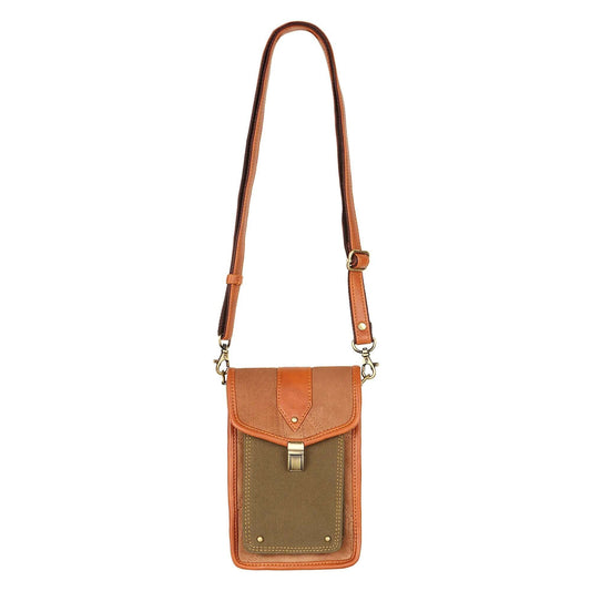 Harley Mini Expandable Crossbody w/ Buckle Clasp - OG Green