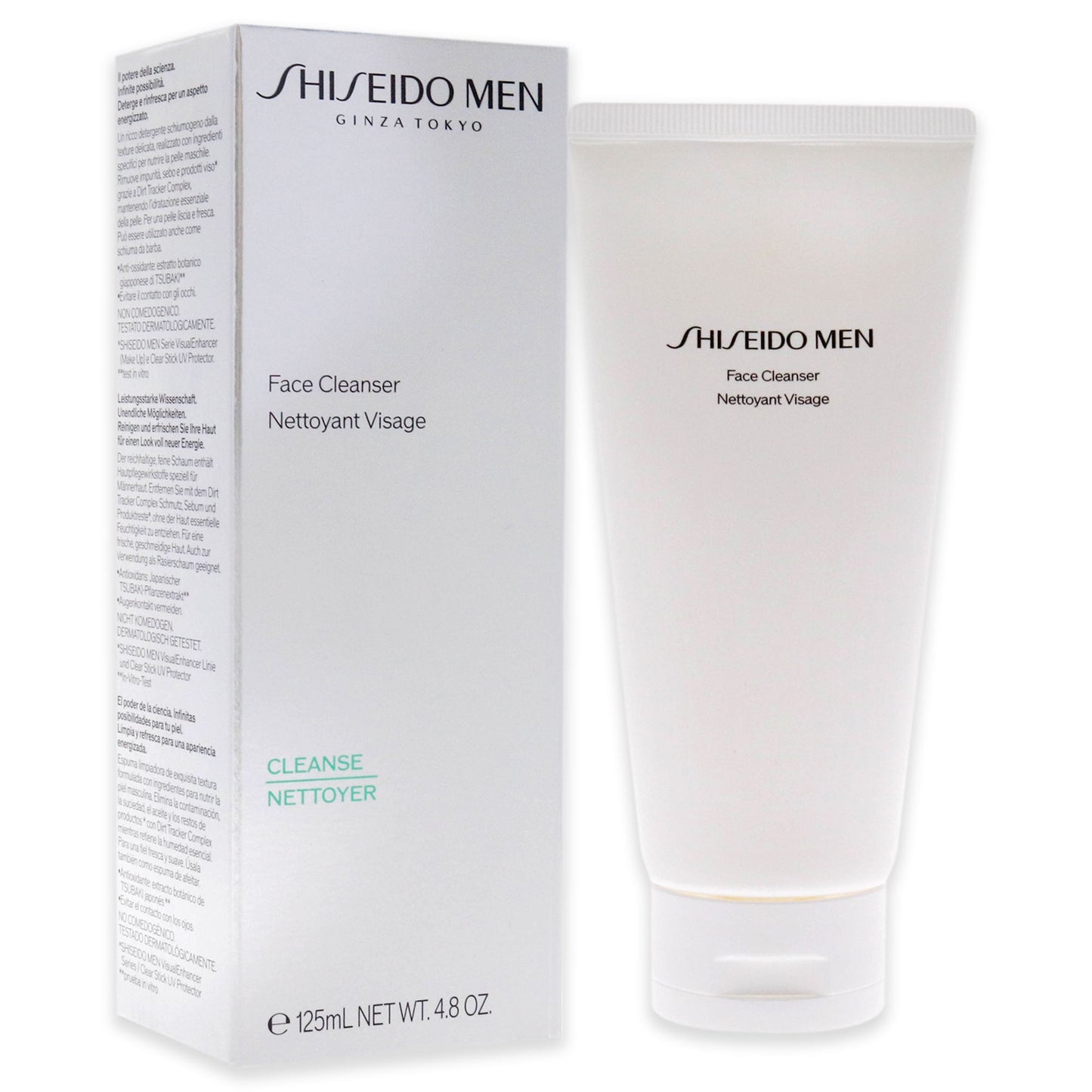 Men Cleansing Foam by Shiseido for Men - 4.8 oz Cleanser