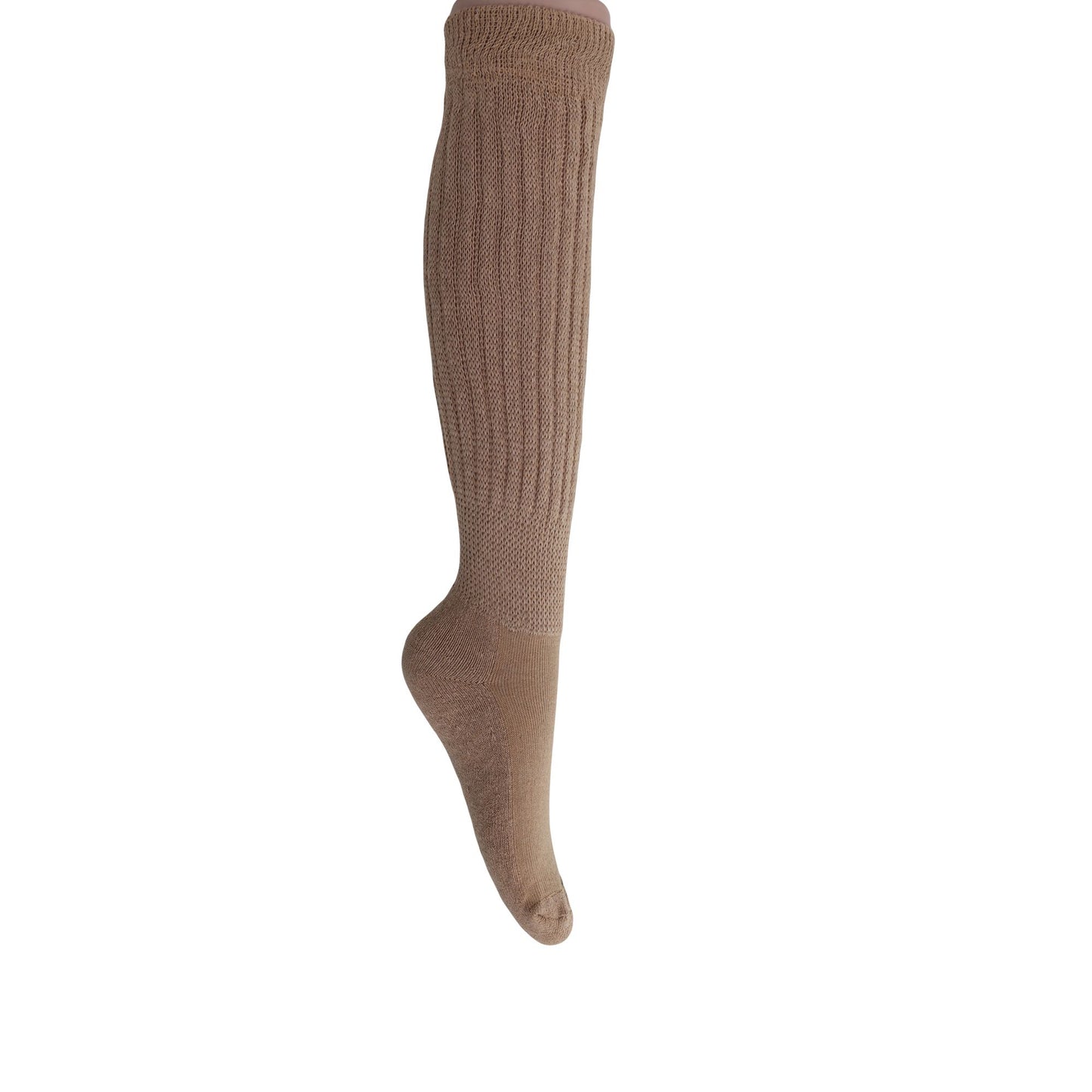 Women's Extra Long Slouch Scrunch Socks Knee High, Cotton Blend, Pack of 2, Fits Shoe Sizes 5-10, 80s Style, 28 Colors