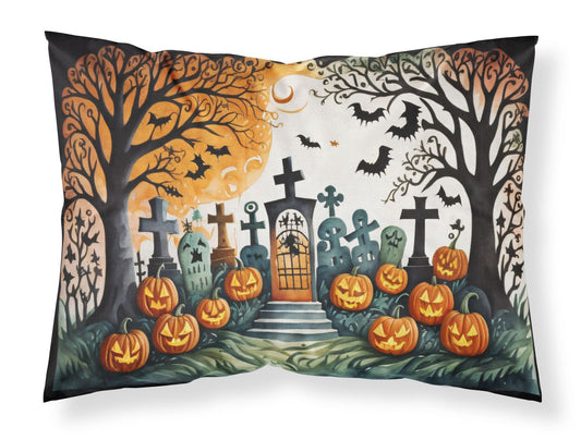 Festive Papel Picado Skeletons Pillowcase for Halloween Decor - Soft & Easy Care