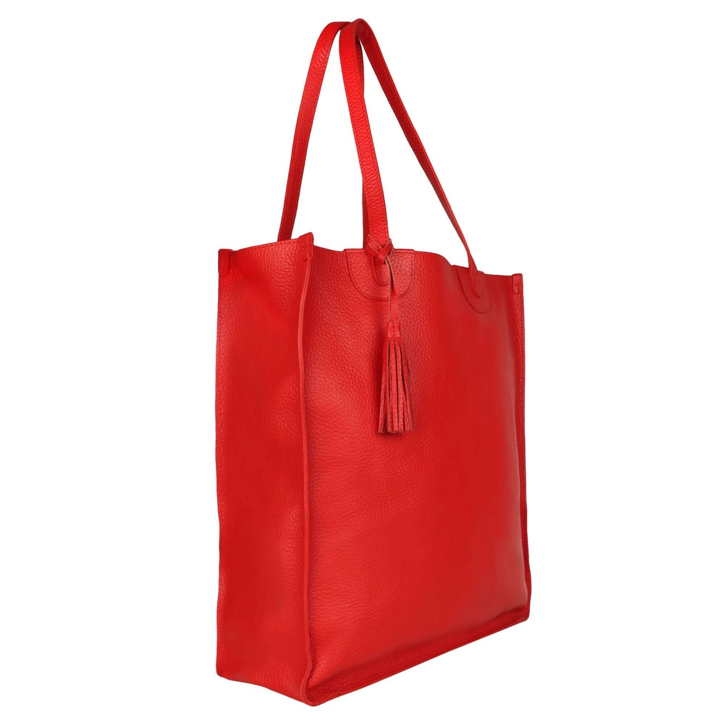 Rue Book Shop Tote - Vibrant Red
