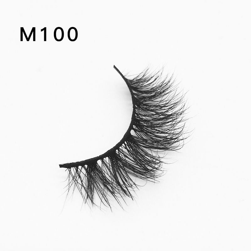 Handgemaakte Mink Wimpers Soft Curl Gevleugelde End Oog Langwerpige Valse Wimpers Dikke Kruis Natuurlijke Fake Lash Nieuwe Makeup Tools GroothandelDetails