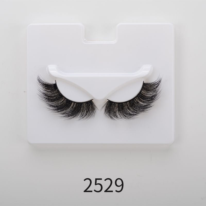 25mm Angel Winged Eyelashes Handmade Thick Theatrical Curly Fake Eyelash Black Natural Long Lash For Eyelash Extension WholesaleDetails