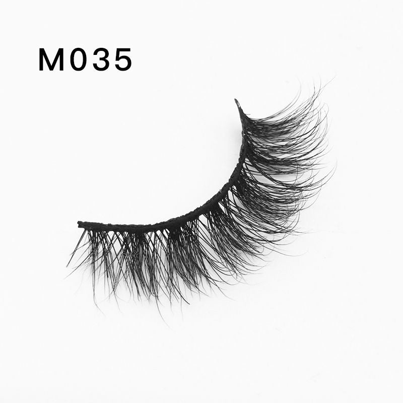 Handgemaakte Mink Wimpers Soft Curl Gevleugelde End Oog Langwerpige Valse Wimpers Dikke Kruis Natuurlijke Fake Lash Nieuwe Makeup Tools GroothandelDetails