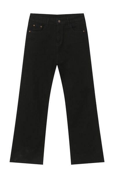 Mid Rise Jeans with Pockets - Clothes For Her Online Store