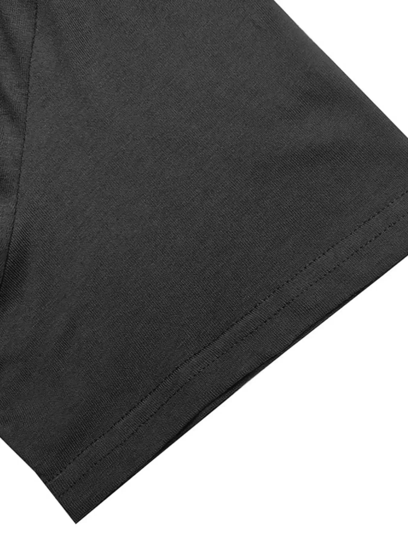 Men's Basic Curved Hem T-Shirt