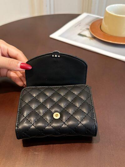 PU Leather Solid Color Wallet - Clothes For Her Online Store