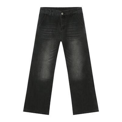 Mid Rise Jeans with Pockets - Clothes For Her Online Store