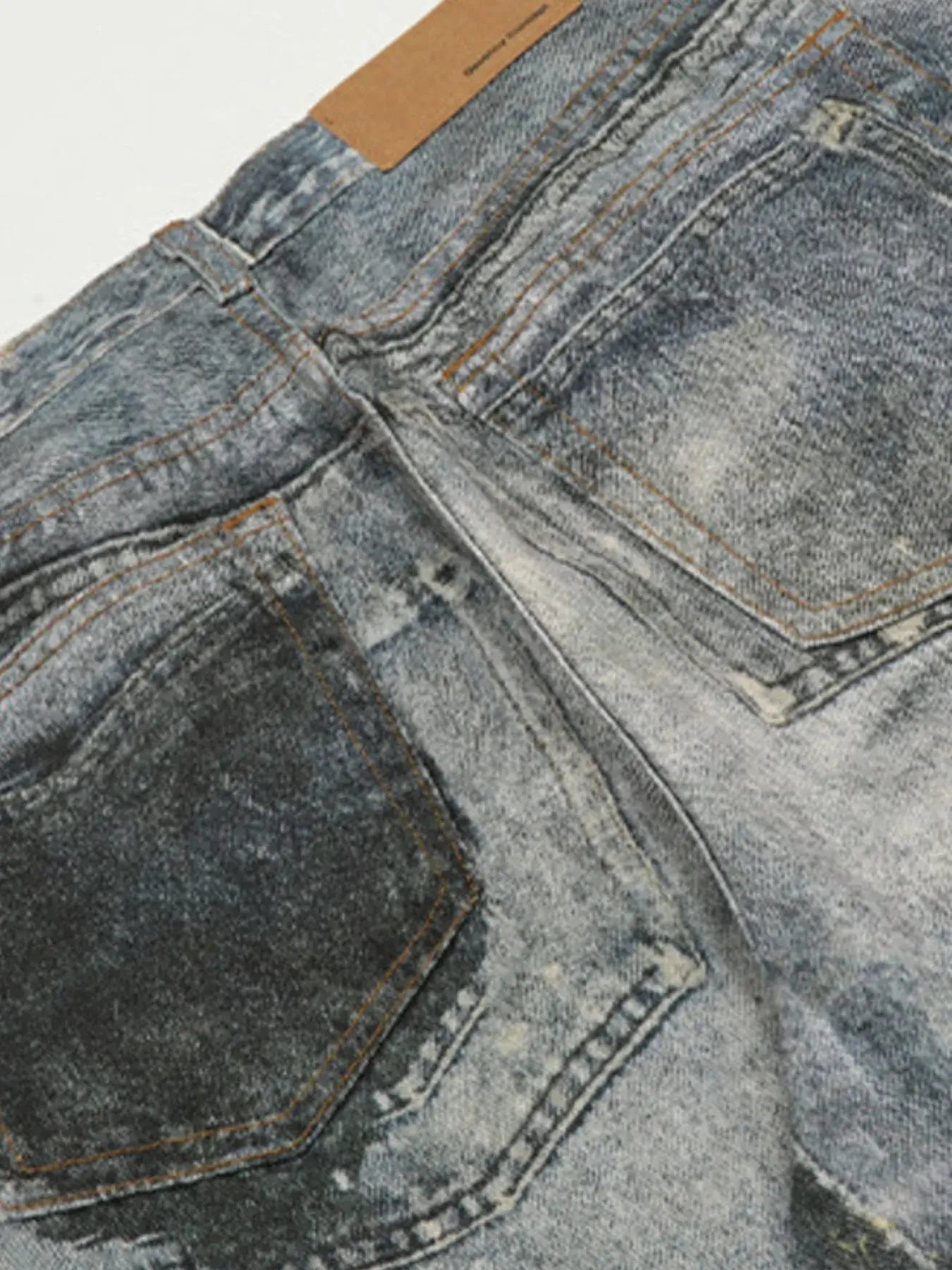 Men's Vintage Wide Leg Denim Jeans