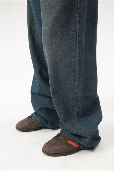 Men's Mid Rise Straight Leg Jeans - Clothes For Her Online Store