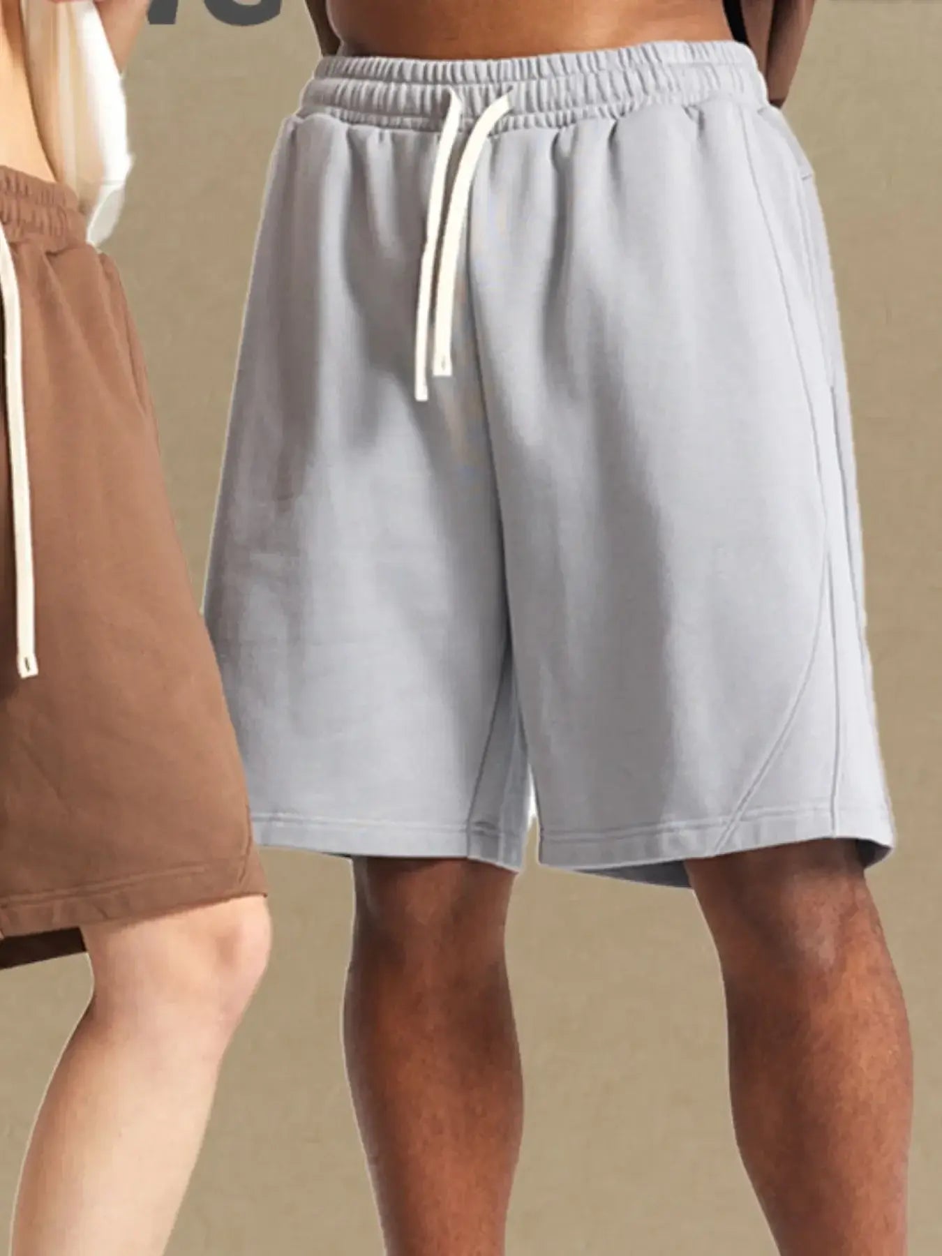 Men's Casual Elastic Waist Shorts