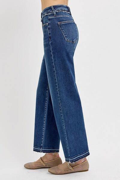 RISEN Full Size Tummy Control Bootcut Jeans Plus Size - Clothes For Her Online Store