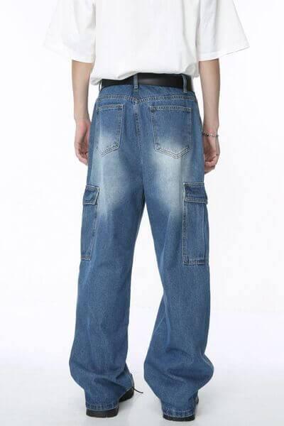 Baggy Jeans with Cargo Pockets