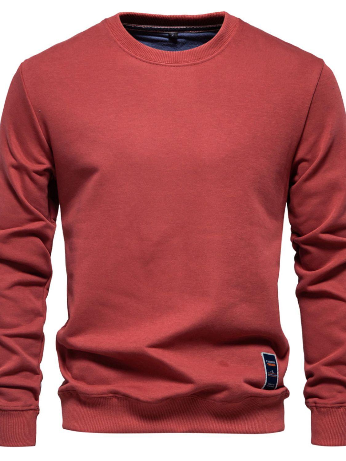 Men's Round Neck Long Sleeve Sweatshirt