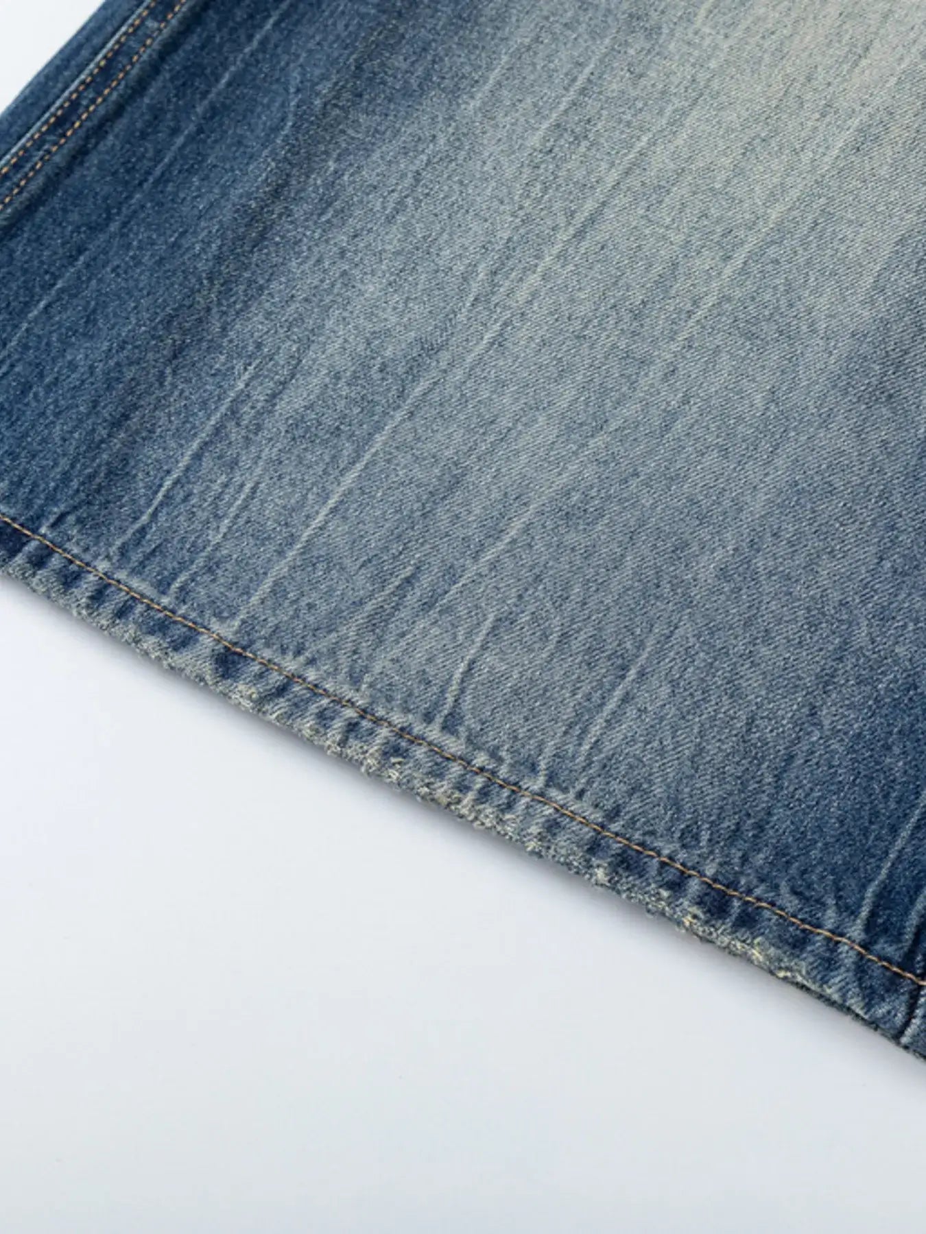 Men's Washed Denim Bermuda Shorts