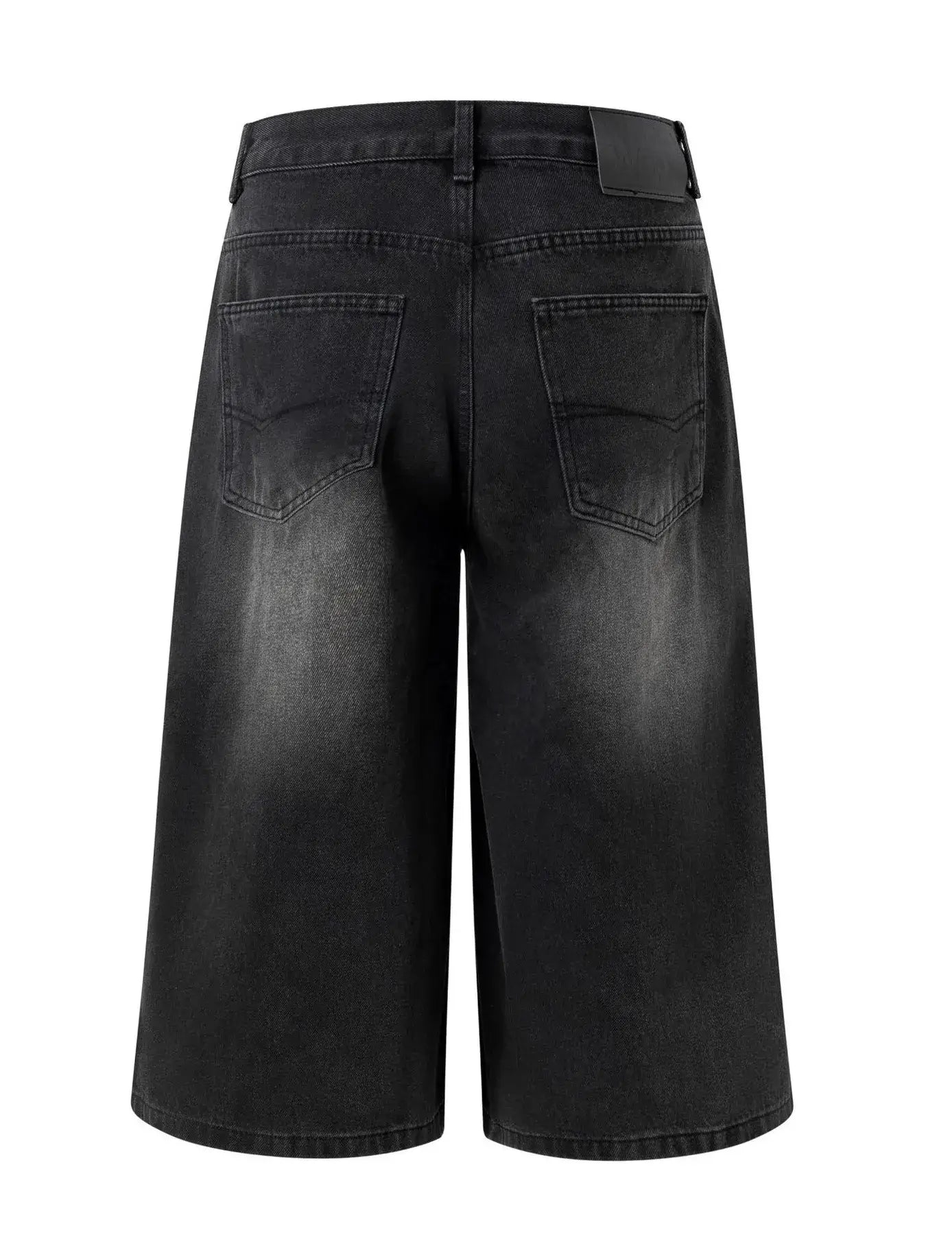 Men's Washed Denim Bermuda Shorts